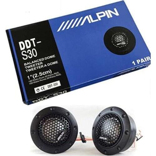 1 Pair Car Tweeter Car Audio Silk Film for Car Modification 180W High-Pitched Audio Loudspeaker Car Audio Modification Dropship