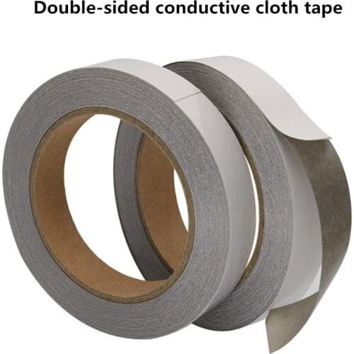 1 Roll Double-sided conductive cloth tape 50M phone repair anti-jamming shielding electromagnetic radiation conductive tape