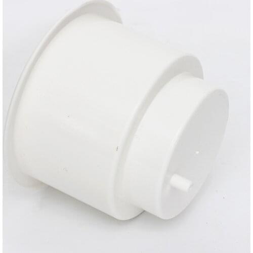 2 Pieces White Coaster Holder Cup Recessed Car Storage Side Drain Hole for Marine Boat RV Automobile