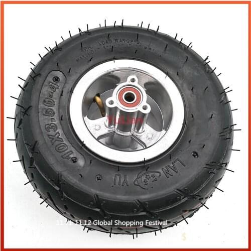 10x350-4 inner and Outer Tire 10x3.50-4 inch wheel Hub is Suitable For Scooter and Electric Vehicle0