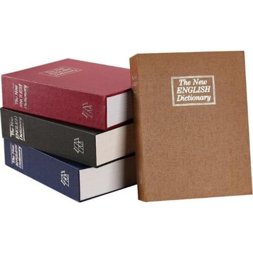 18CM*11.5CM*5.5CM English BooksSafes Dictionary Creative Safes Savings Bank Simulation Books Steel Boxes