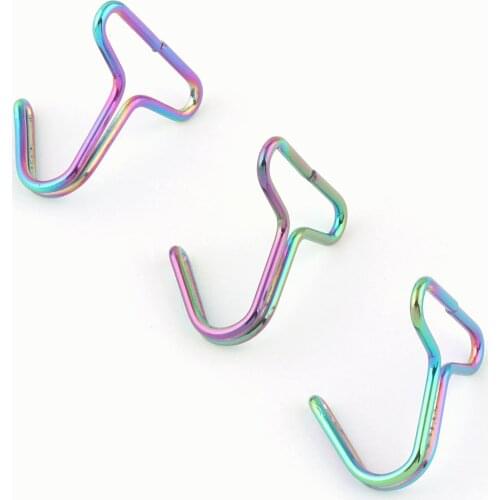 25*30mm Rainbow Wall Hook hanging hook standing coat hook,swivel hook clasp Towel hat Hook decorative kitchen hooks Farmhouse