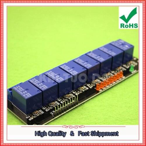 8-way relay expansion board 5V relay module eight channel MCU development (D2B2)