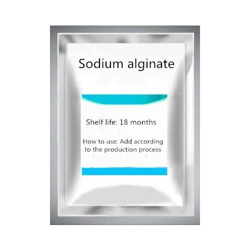 Sodium alginate food grade powdered sodium alginate thickener stabilizer 1000g