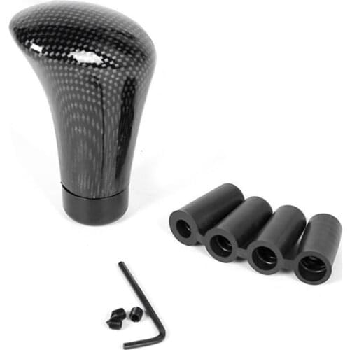 Auto Gear Stick 5-Speed Manual Gear Knob Car Interior Accessories Universal Manual Transmission 2-Style Adapters