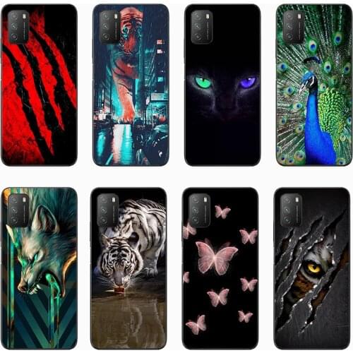 For XIAOMI POCO M3 Case Silicone TPU Cover Phone Case On for XIAOMI POCO M 3 Protective Case for xiaomi poco m3 Funda Coque