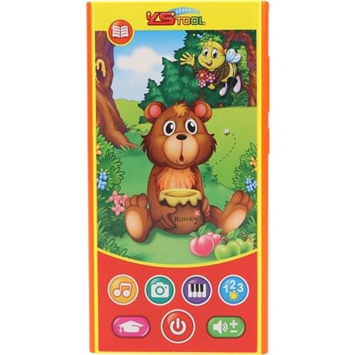 Baby Phone Toy Telephone Music Sound Machine With Storytelling Teach For Kids Infant Early Educational Mobile Phone Toys Gift