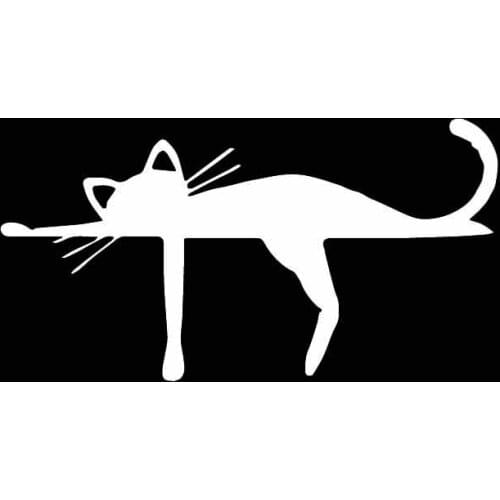 Fuzhen Boutique Decals Exterior Accessories Vinyl Decal Cute Cat Animal Dream Funny Cheerful Cartoon Car Sticker