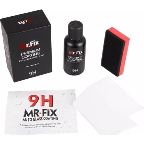New 30ml Upgraded Ceramic Coat 9H Car Polish Liquid Crystal Set High Density Car Super Hydrophobic Glass Coating Tools