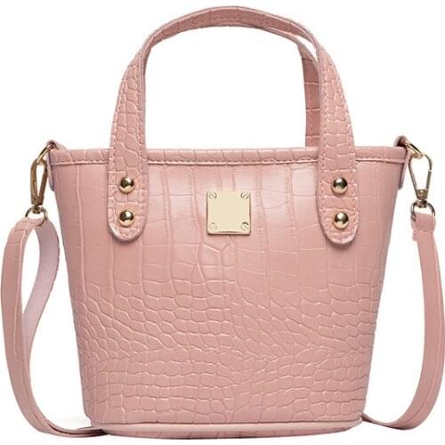 Crocodile Crossbody Bag For Women Shoulder Bag Women Bags Luxury PU Leather Bag Bucket Bag Handbag Messenger Bags Ladies Purse