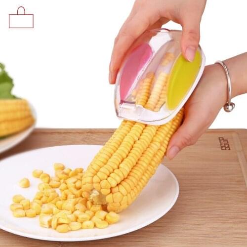 Corn Stripper cutter Corn shaver Peeler Cooking tools Kitchen Cob Remover Daily Necessities Utility Corn Peeling Lazy Artifact