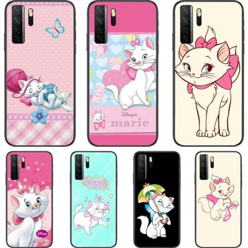 Soft Marie Cat Black Soft Cover The Pooh For Huawei Nova 8 7 6 SE 5T 7i 5i 5Z 5 4 4E 3 3i 3E 2i Pro Phone Case cases