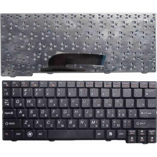 YALUZU new Qwerty Keyboard Russian for Lenovo S10-2 S11-RU 25-008441 MP-08F53SU-686 Black WHITE