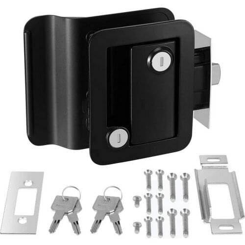 New Caravan RV Travel Trailer Entry Door Lock Camper Door Latch Handle with Keys RV Door Lock Replacement for RV/Camper/Trailer