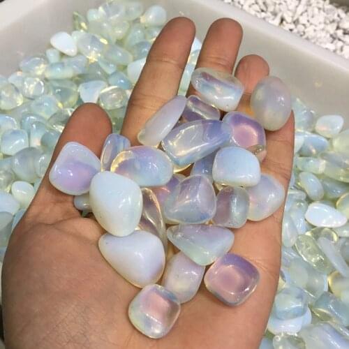 Opal tumbled stone Polished crystal stone for home decoration