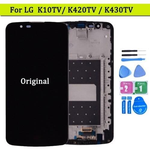 Original For LG K10 TV K10TV K430TV K410TV LCD Display with touch digitizer Assembly with /without frame ( Not for K10 )