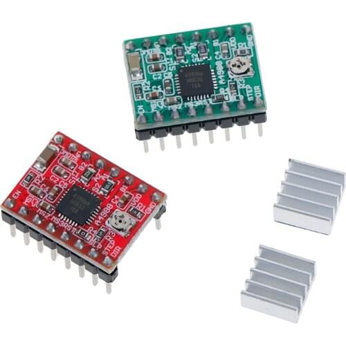 Reprap 4 PCB Board Replace A4988 Ramps+1pc Heatsink 3D Printer Stepstick A4988 Stepper Motor Driver Parts Good Quality Wholesale