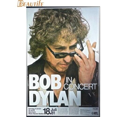 Custom Bob Dylan poster Living Room Poster Birthday Gift Custom Your Favourite Photos Posters more size