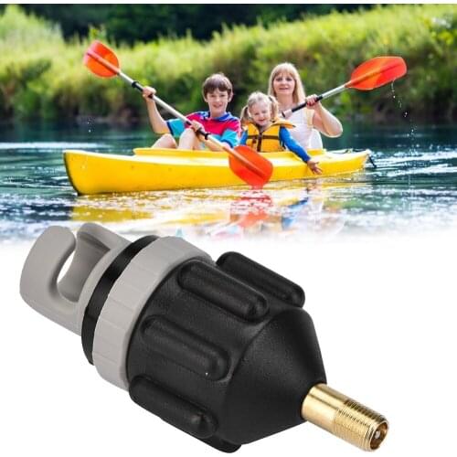 Durable SUP Air Valve Adaptor Wear-resistant Rowing Boat Air Valve Adaptor Nylon Kayak Inflatable Pump Adapter for SUP Board