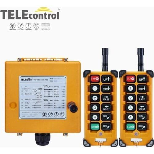 Industrial Remote Control F23-A++ Hoist Crane Lift Button Switch 8 buttons 1 receiver 2 transmitters for truck hoist crane