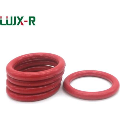 LUJX-R 6pcs 5.7mm Waterproof O-Ring Washer Sealing Ring OD130/135/140/150/155/160/170mm Non-toxic O Ring Seal Silicone Gasket