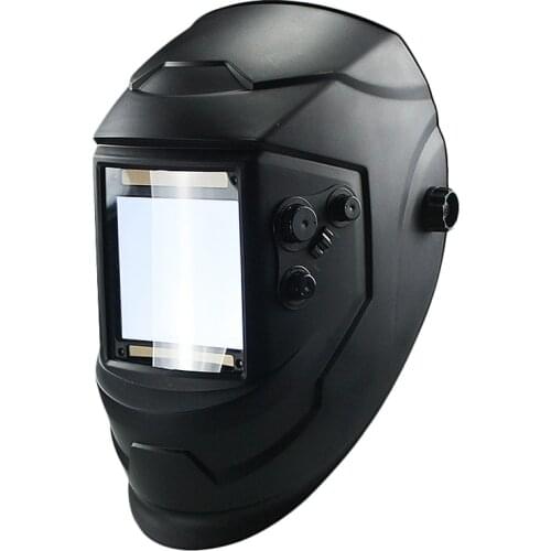 Large Window 4 Sensors External Adjustment Din 5-Din 13 Solar Automatic Dimming Welding Mask Helmet