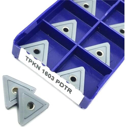 TPKN1603 PDTR LT30 Carbide insert Internal turning tool TPKN 1603 Cutting tool turning insert CNC insert metal lathe tools