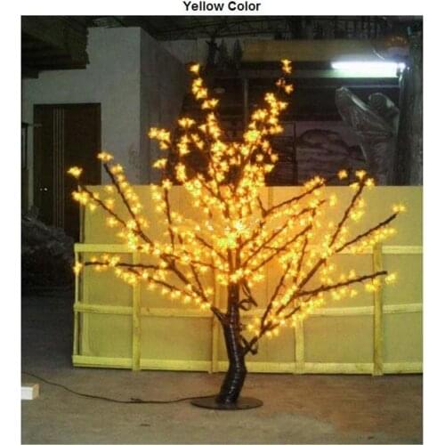 Outdoor LED Artificial Cherry Blossom Tree Light Christmas tree lamp 480pcs LED Bulbs 1.8m Height 110/220VAC fairy garden decor