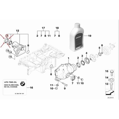 Half shaft oil seal Seals Suitable for 320 X5 z6b mw-2017 Front axle oil seal Shaft seal ring With anti-loose ring Sealing ring