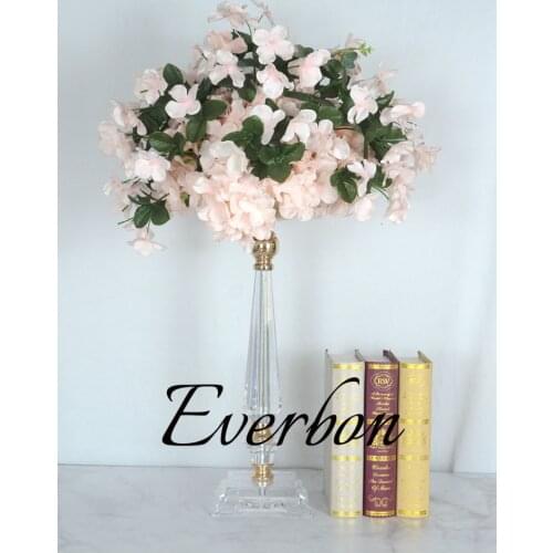 Gold Flower Vase Floor Vases Column Stand Metal Road Lead Wedding Table Centerpiece Flower Rack Event Party Decoration