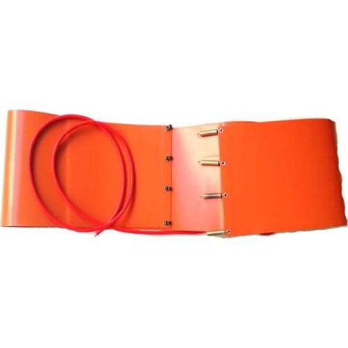 120v 2000w 250*1740*1.5mm Silicone Drum Heater for oil barrel