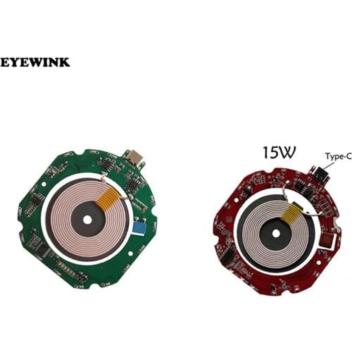 15W Qi Wireless PCBA 7.5W PCBA DIY Circuit Board Coil Module Transmitter Battery Charger for iPhone X 8 Plus for Samsung S9 S8