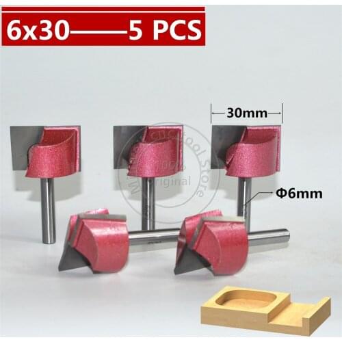 6mm*30mm,CNC Tungsten steel Cleaning bottom bit,CNC machine tool,PVC,MDF,Acrylic,Carbide end mill,woodworking insert router bit