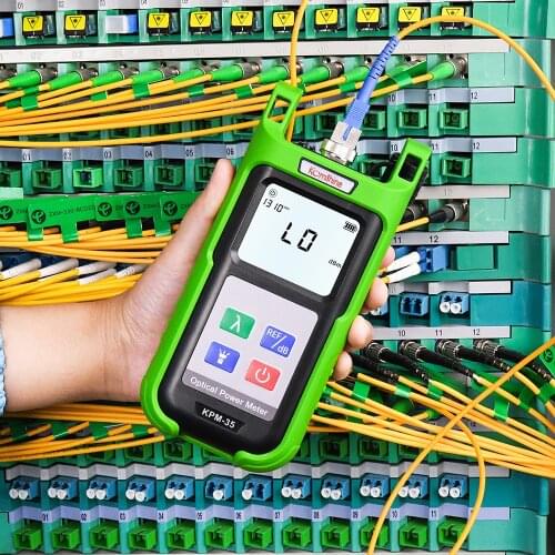 -70+10dBm FTTH Optical Fiber Power Meter KomShine KPM-35 with FC+SC+ 2.5mm universal Connector
