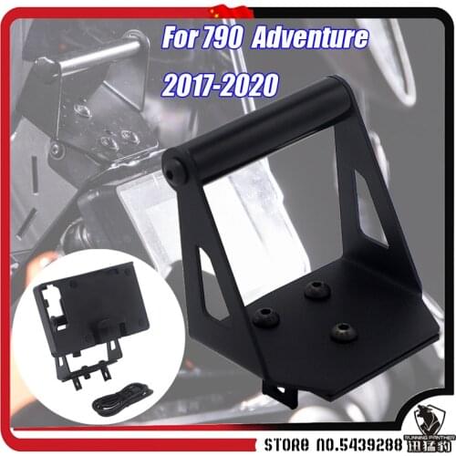 Motorcycle Accessories GPS Phone Navigatio Bracket Holder Support For 790 ADVENTURE S R 2017 2018 2019 2020