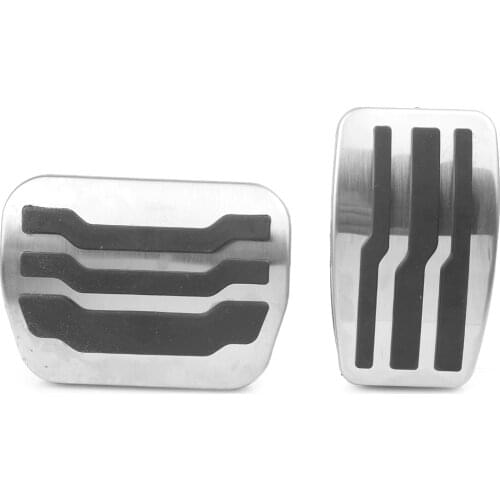 Aluminum Non-slip Gas Brake Foot Pedal Pad Cover For Ford F150 2011 2012 2013 2014