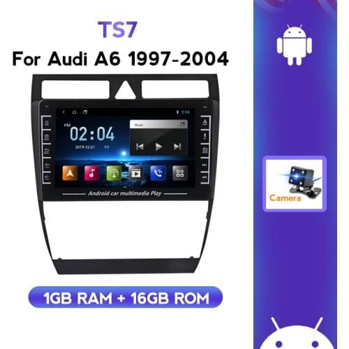 GPS Naviagtion Android Car Radio For Audi A6 C5 1997-2004 S6 RS6 2 Din Dvd Multimedia Video Player Autoradio Stereo IPS DVR Map