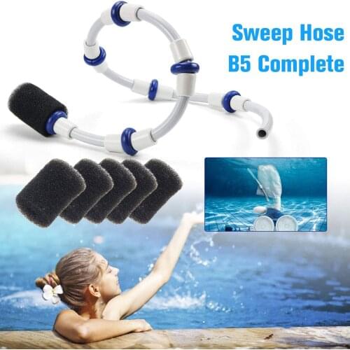 Automatic Swimming Pool Cleaner Sweep Hose Kit Reusable Replacement Parts Durable Cleaner Accessories Easy Installation TUE88