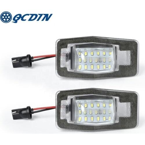 QCDIN 1 Pairs For Mazda MX-5 Miata MPV For FORD Escape 12V Black 6000K Car Signal Lamp Automotive Exterior Parts Accessories