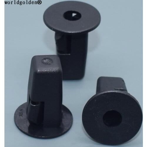 Worldgolden 100pcs auto fasteners Front & Rear Wheel Fender Liner Screw Grommet #12 Screw Size N805155-S for Toyota#90467-09096