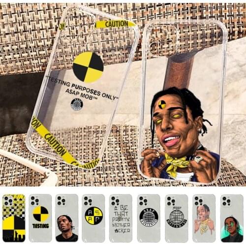 ASAP Mob Asap Rocky Rapper TESTING Phone Case for iPhone 11 12 pro XS MAX 8 7 6 6S Plus X 5S SE 2020 XR case