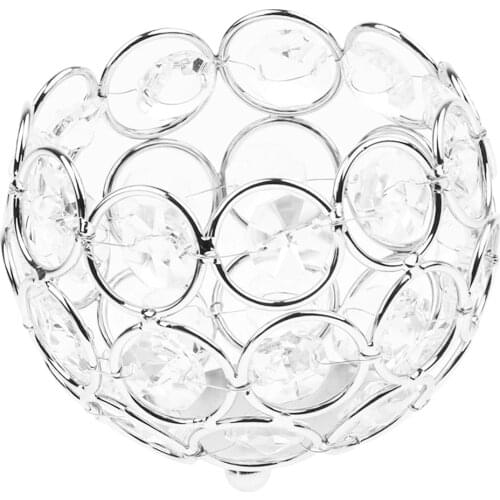 Candle Holder Crystal Ball Candlestick Holiday Party Coffee Cafe Table Decoration Crafts