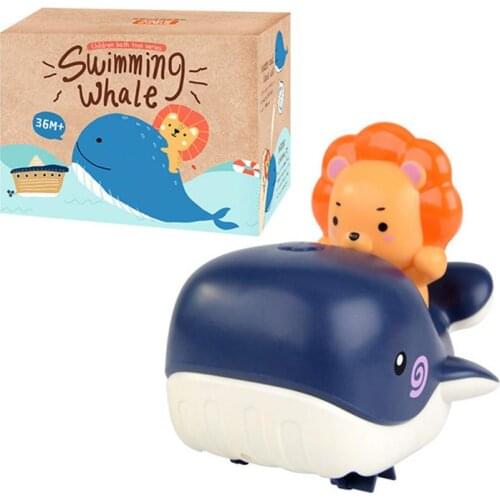 Baby Bath Toys Induction Whale Spray Water Shower Bathing Toys For Kids Electric Automatic Bath Ball