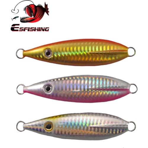 Esfishing Spinner bait 60g Gold / Silver fishing spoon hard bait Sequin Noise Paillette metal baits Pesca
