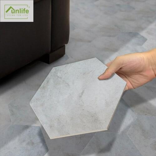 Funlife® Smooth Slate Anti-Slip Ground Stickers Living Room Self-Adhesive Eco-Friendly PVC Floor Stickers Bathroom Bedroom Decor