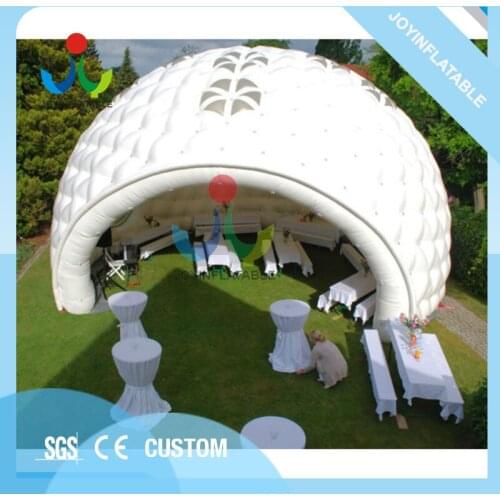 Giant outdoor event inflatable igloo tent with 0.6mm pvc materials for wedding