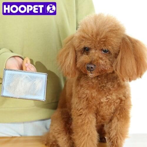 HOOPET Cat Comb Stainless Steel Needle Pet Comb Dog Hair Brush Removing Long Hair Cat Fur Cleaner Floating Hair Removal