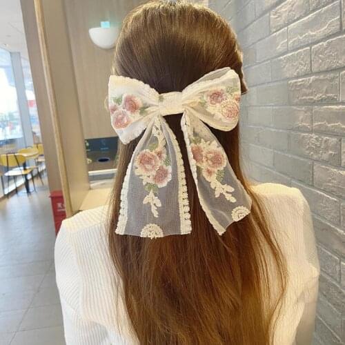 1pieces New Bow Banana Hairpins High-grade grosgrain ribbon Headwear Handmade Clips for Girls Women Barrette Hair Accessories