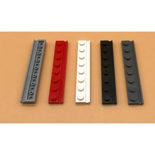 Small particle technology building block 1x8 basic board moc-4510 DIY to assemble childrens educational toy gift model