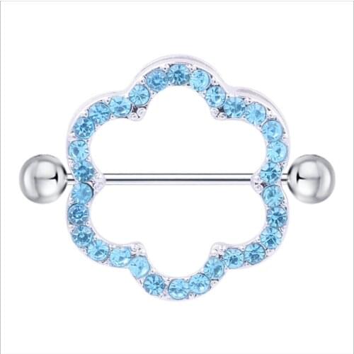 Cute Flower Nipple Rings Nipple Piercing Women